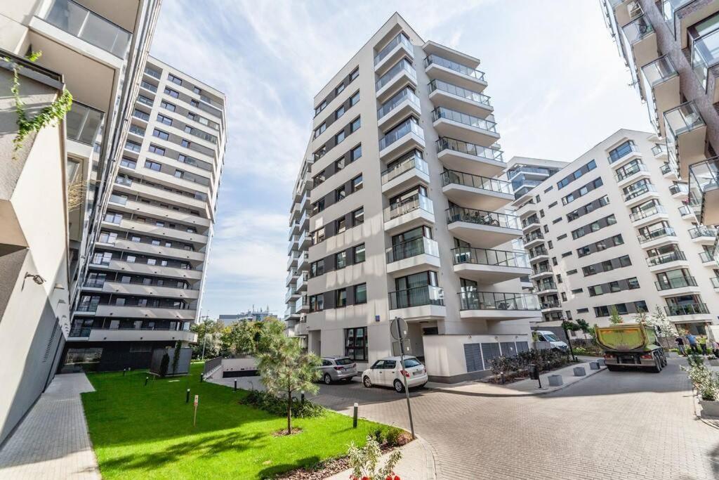 Stylowy Apartament Centrum Warszawy Z Tarasem Varsovia Exterior foto